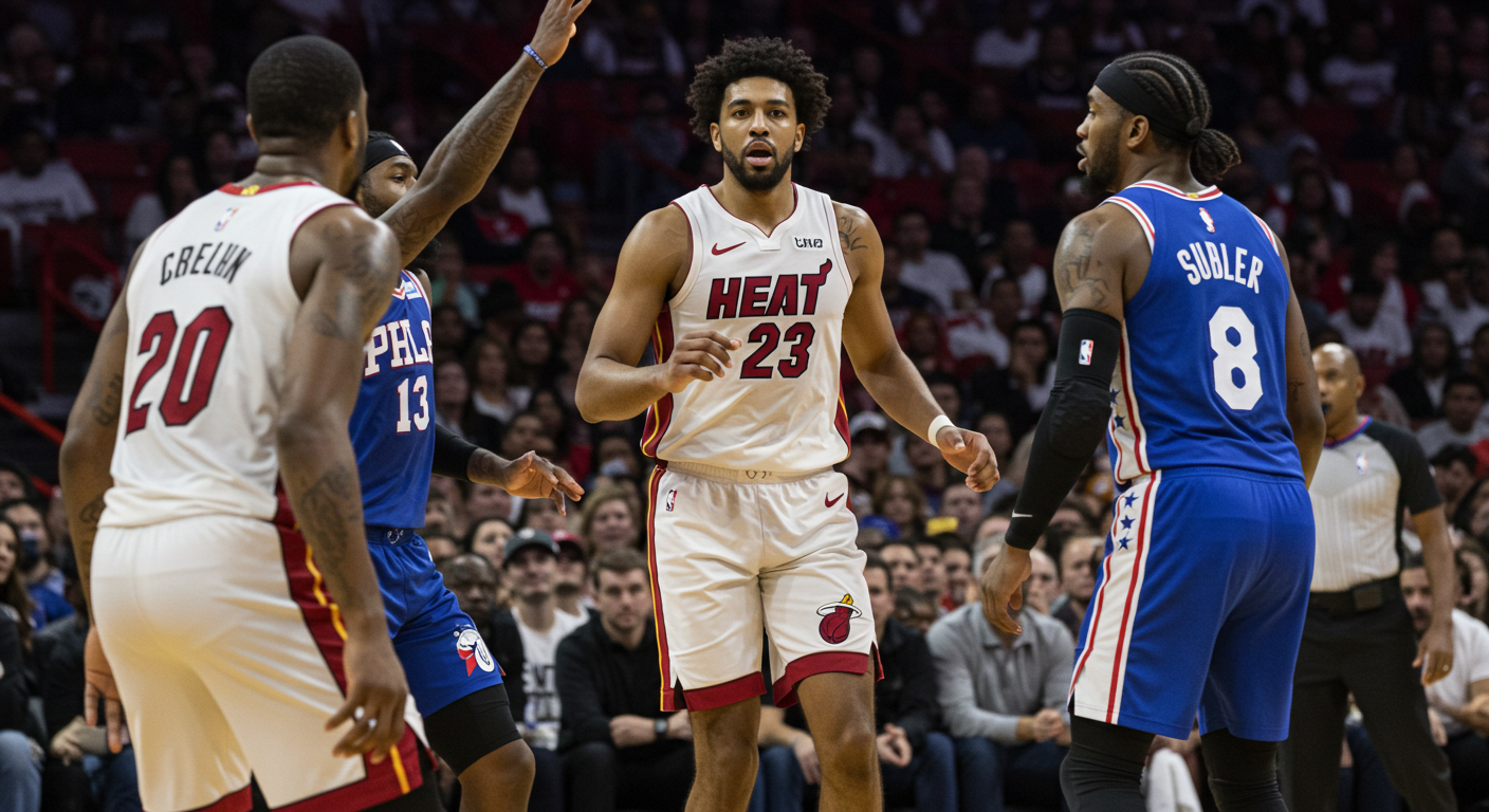 Miami Heat vs 76ers Match Player Stats