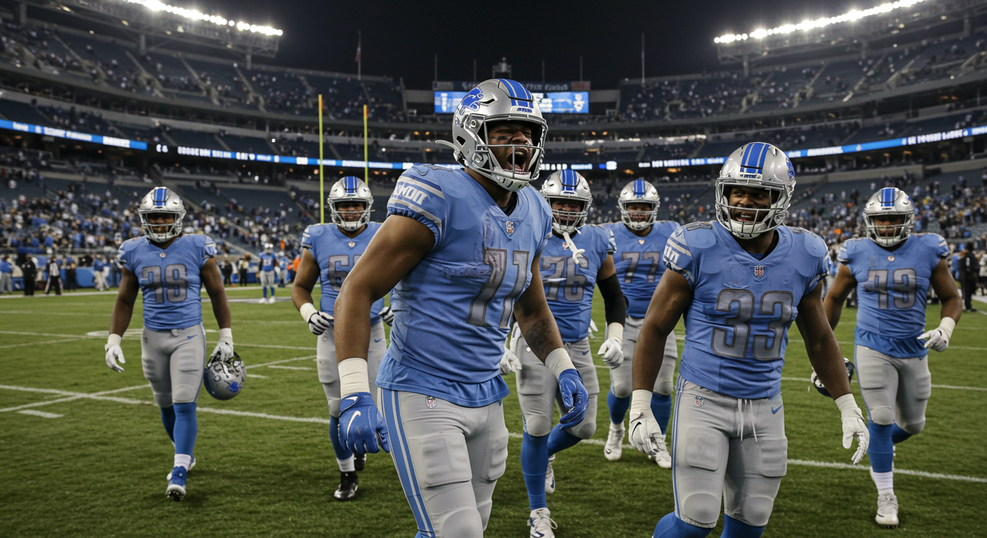 Chicago Bears vs Detroit Lions Match Player Stats