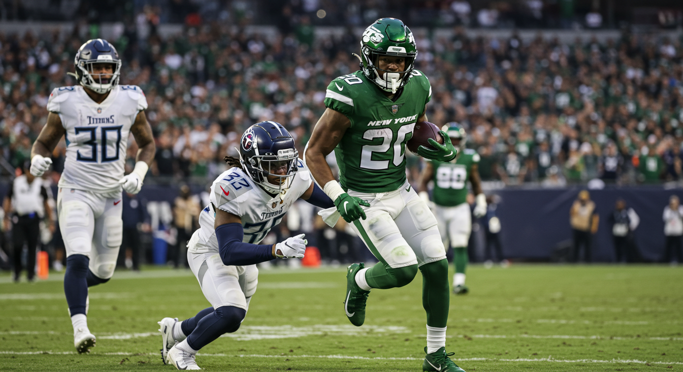 New York Jets vs Tennessee Titans Match Player Stats