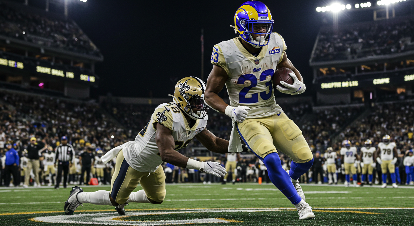 Los Angeles Rams vs New Orleans Saints Match Player Stats