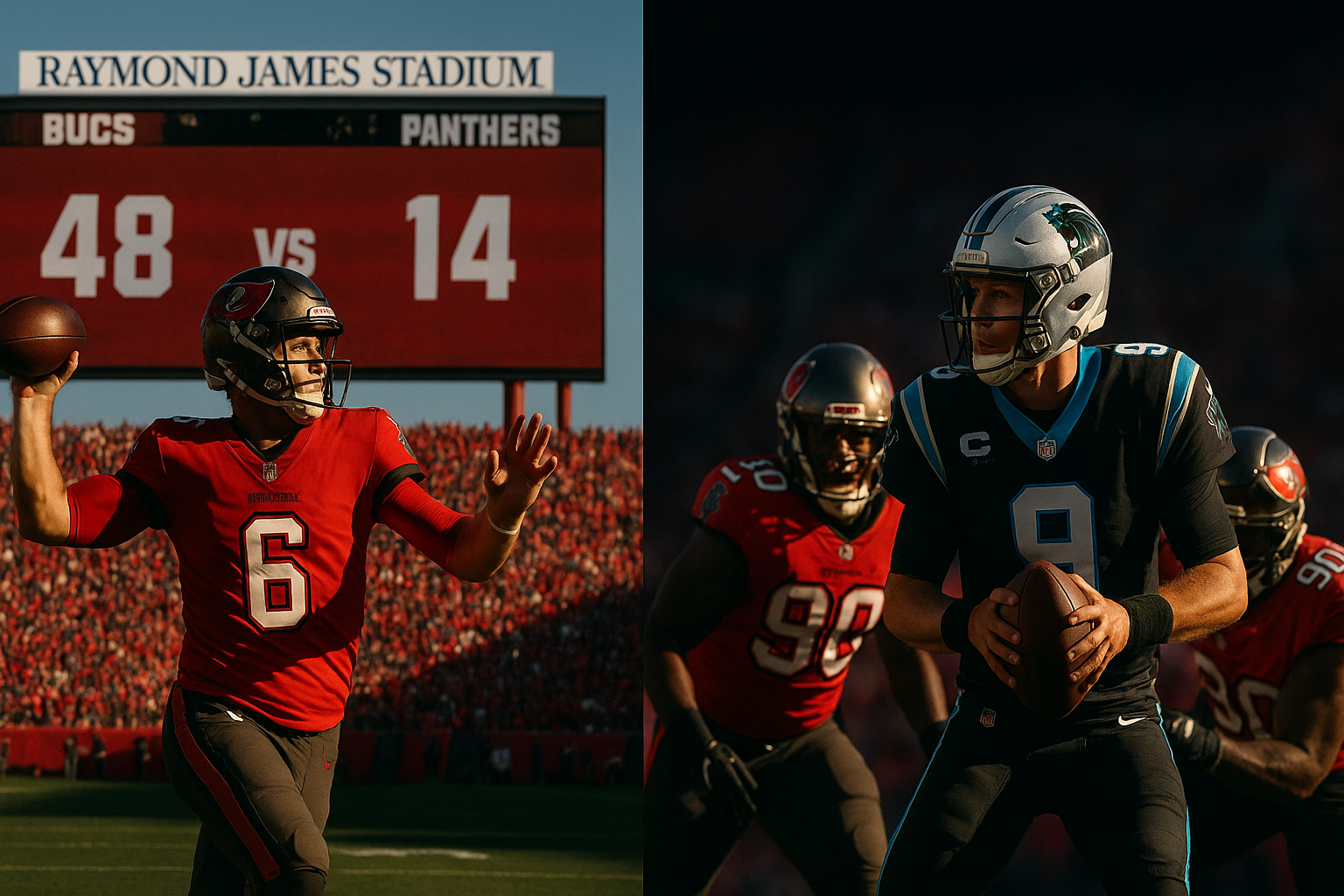 Carolina Panthers vs Tampa Bay Buccaneers Match Player Stats