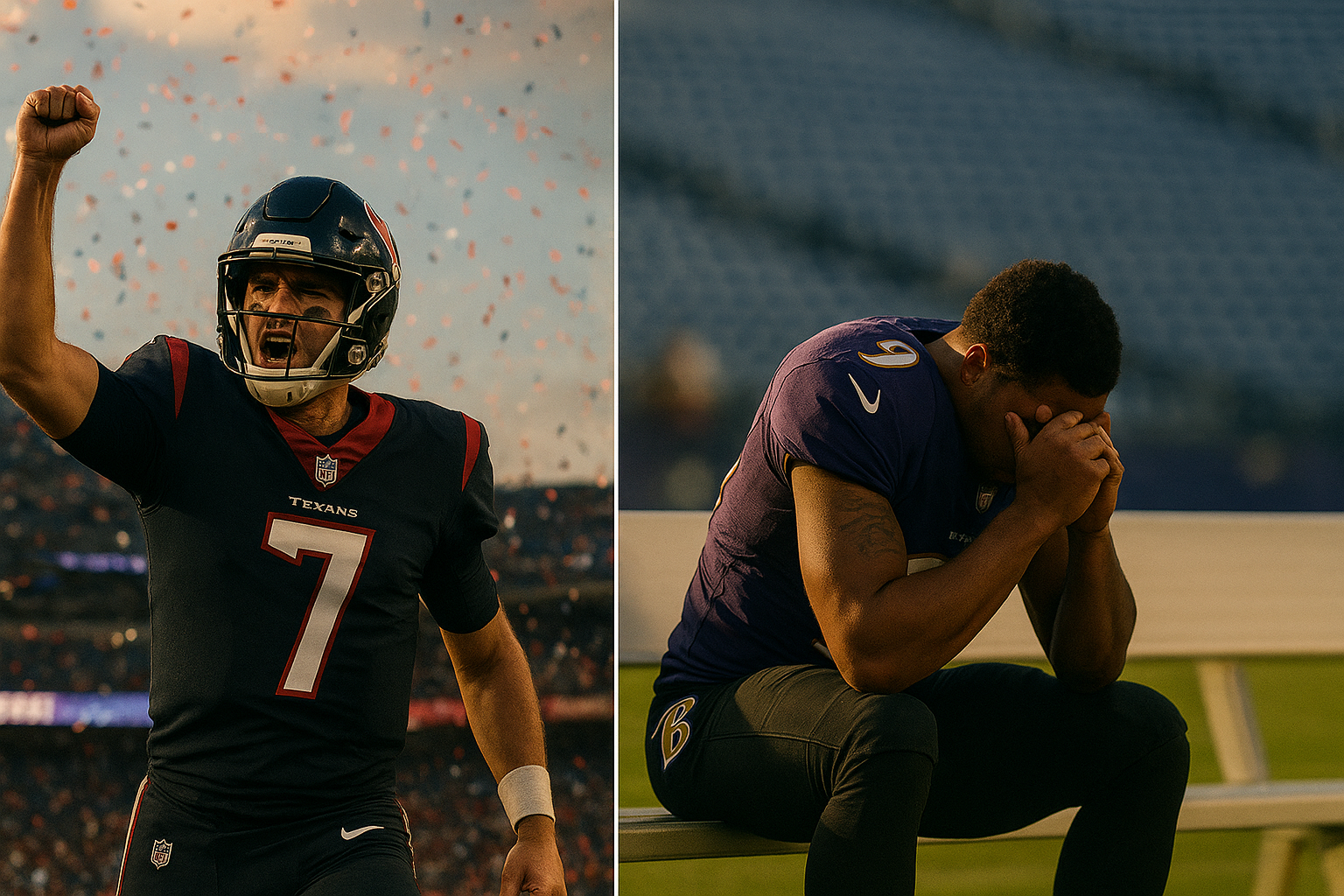 Baltimore Ravens vs Houston Texans Match Player Stats