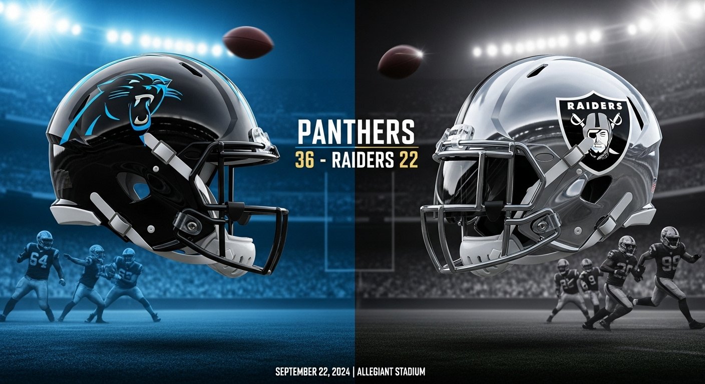 Carolina Panthers vs Las Vegas Raiders Match Player Stats