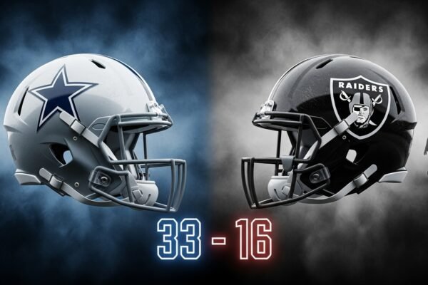 Dallas Cowboys vs Las Vegas Raiders Match Player Stats