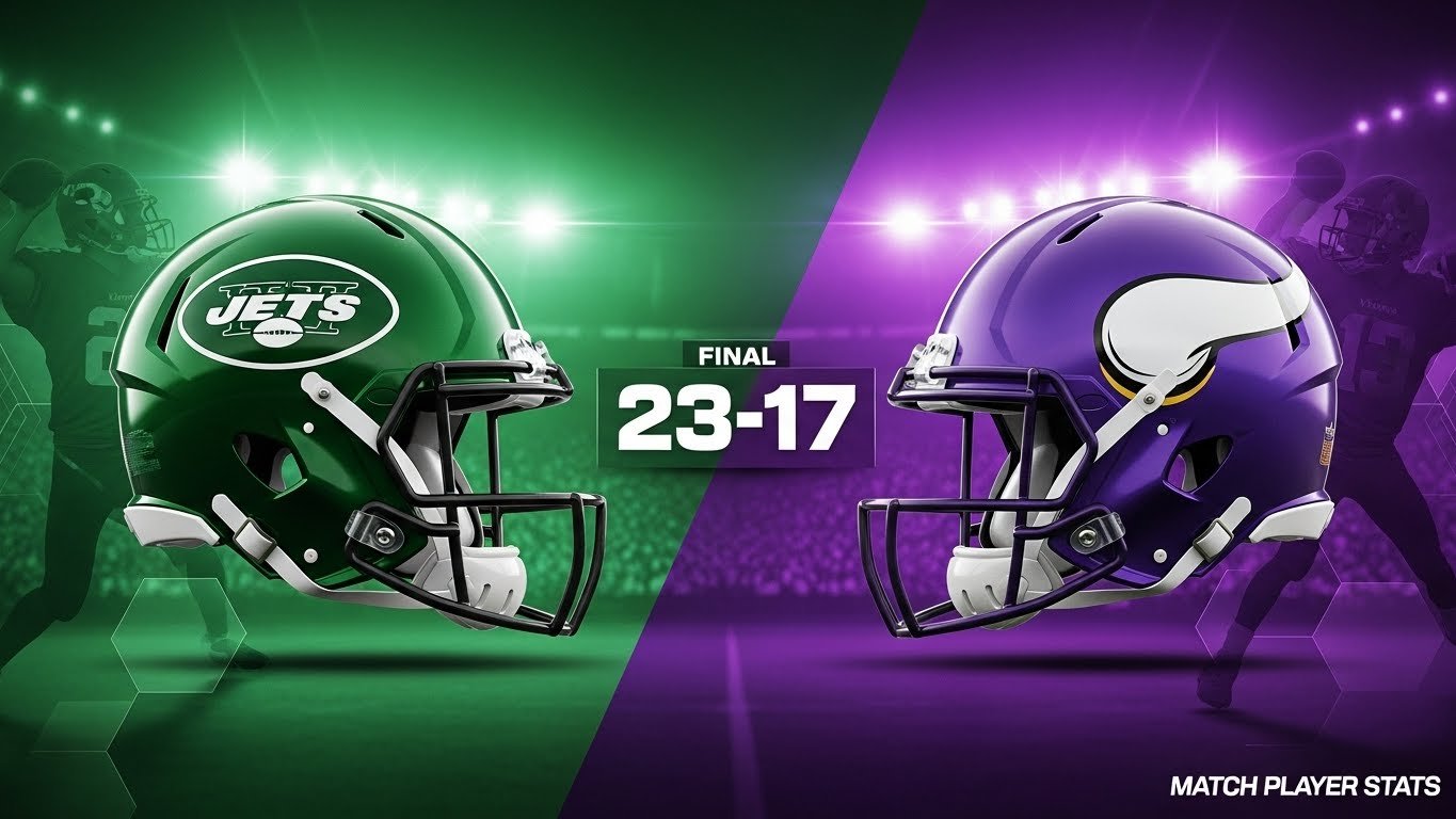 New York Jets vs Minnesota Vikings Match Player Stats