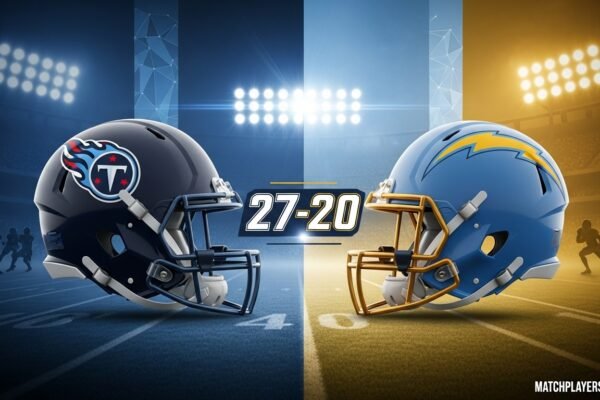 Tennessee Titans vs Los Angeles Chargers Match Player Stats