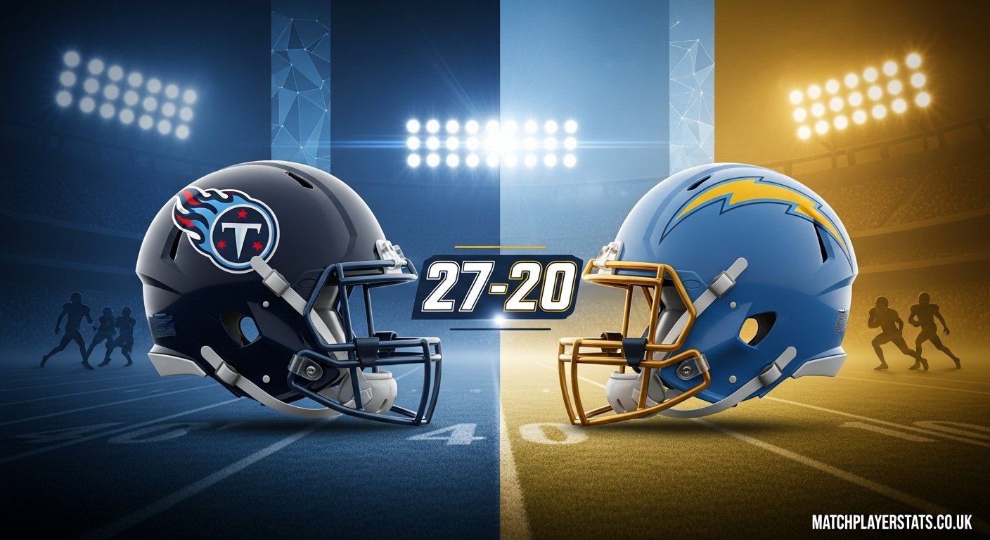 Tennessee Titans vs Los Angeles Chargers Match Player Stats