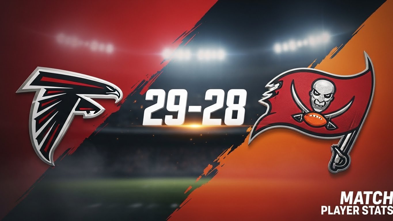 Atlanta Falcons vs Tampa Bay Buccaneers Match Player Stats