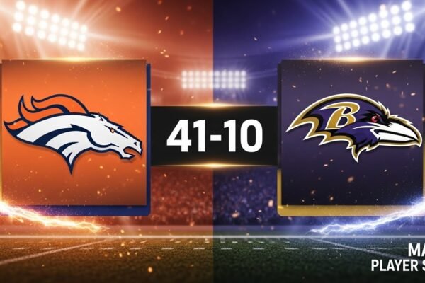 Denver Broncos vs Baltimore Ravens Match Player Stats
