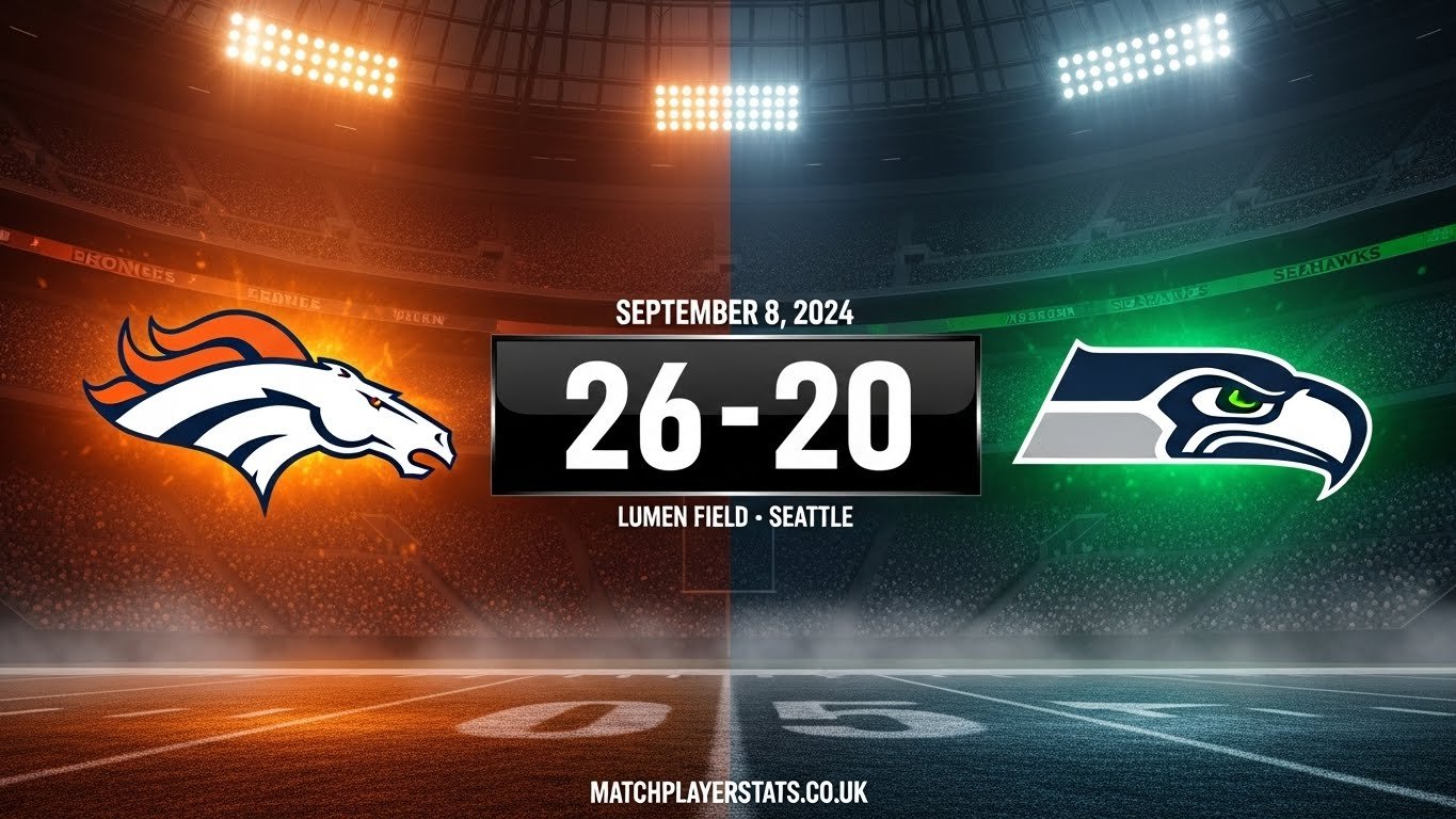 Denver Broncos vs Seattle Seahawks Match Player Stats