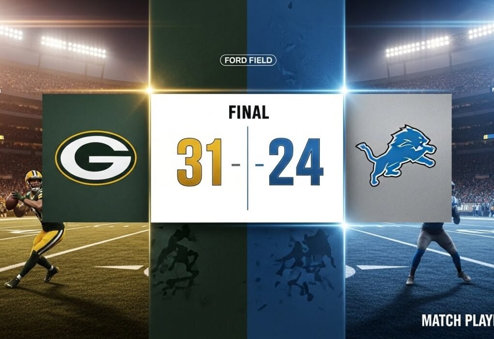 Green Bay Packers vs Detroit Lions Match Player Stats