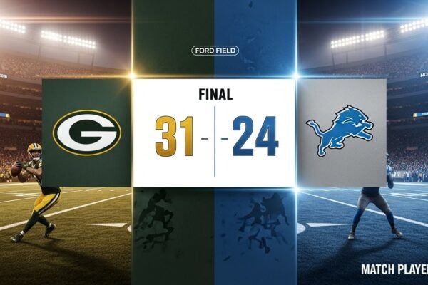 Green Bay Packers vs Detroit Lions Match Player Stats