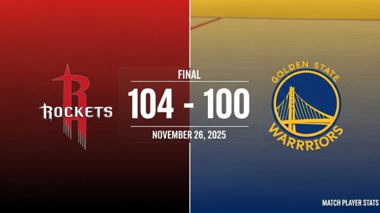 Houston Rockets vs Golden State Warriors Match Player Stats