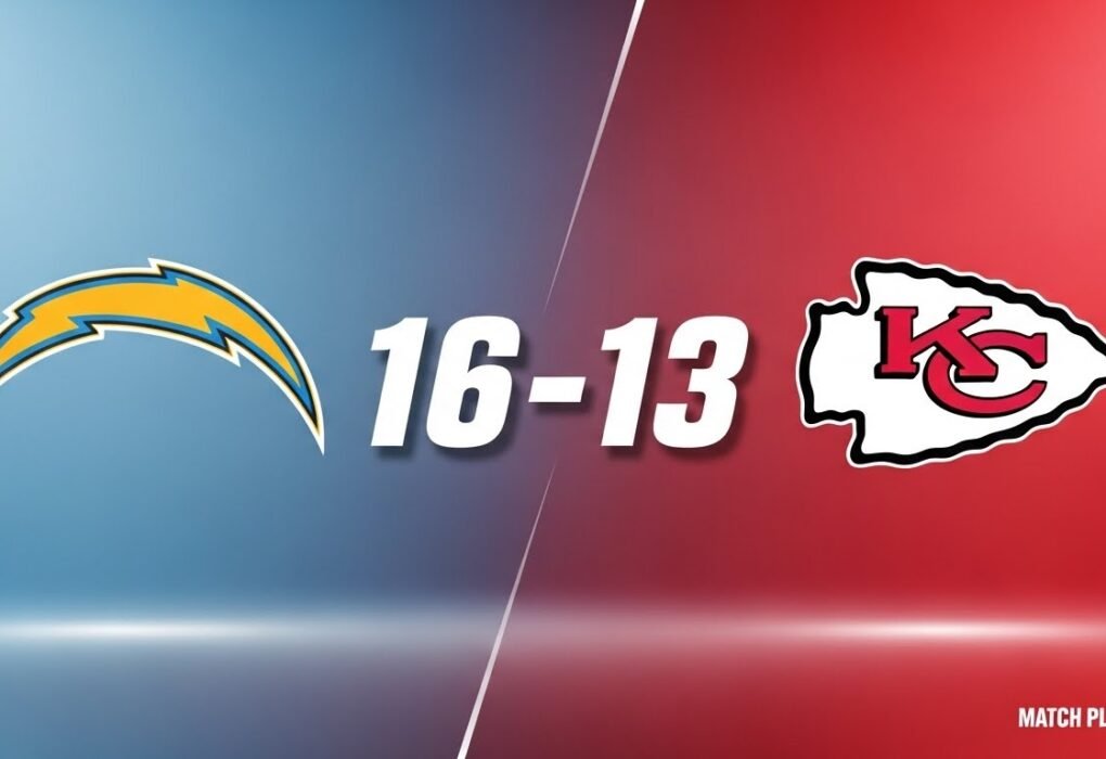 Los Angeles Chargers vs Kansas City Chiefs Match Player Stats