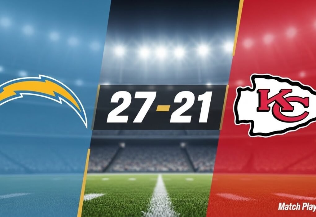 Los Angeles Chargers vs Kansas City Chiefs Match Player Stats