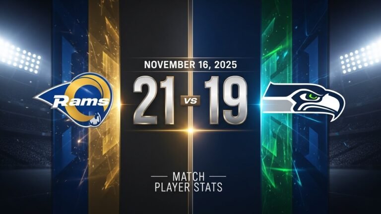 Los Angeles Rams vs Seattle Seahawks Match Player Stats