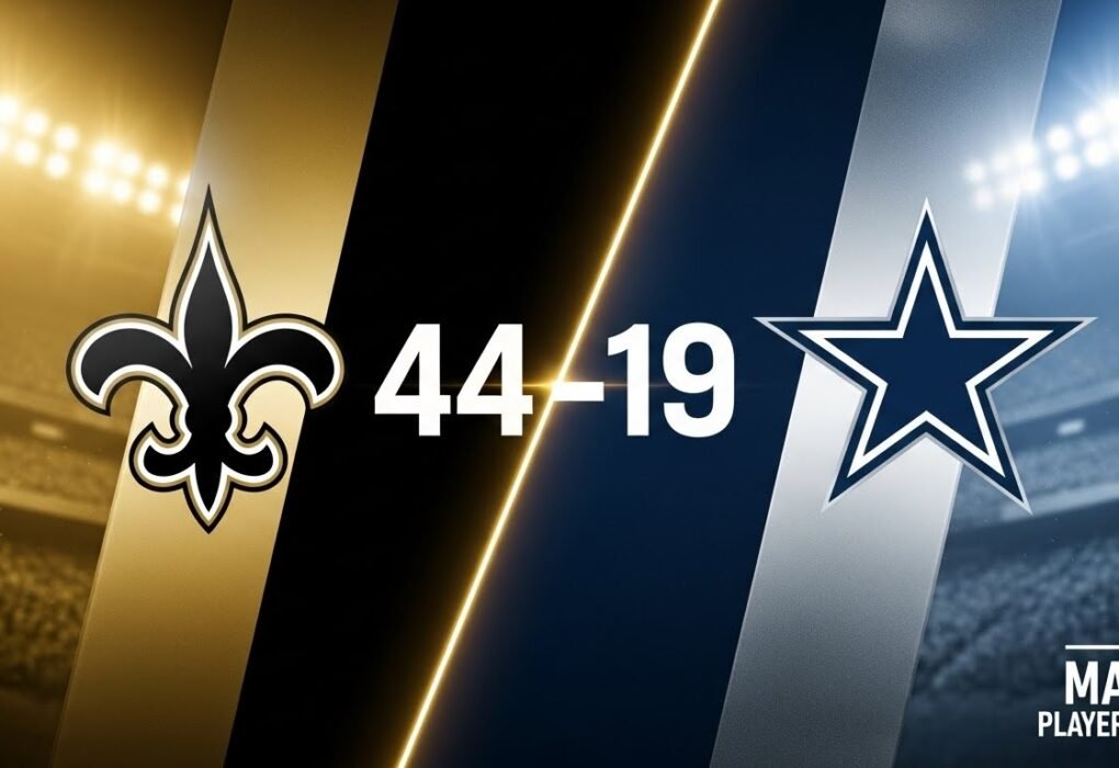 New Orleans Saints vs Dallas Cowboys Match Player Stats