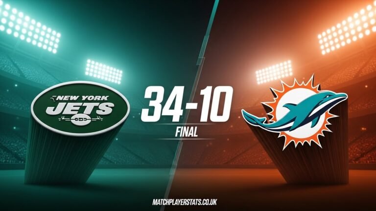 New York Jets vs Miami Dolphins Match Player Stats