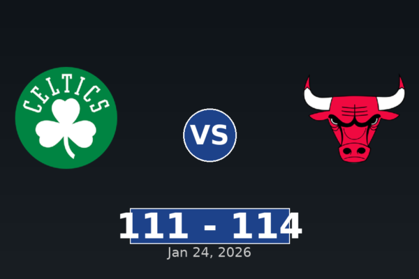 Boston Celtics vs Chicago Bulls Match Player Stats