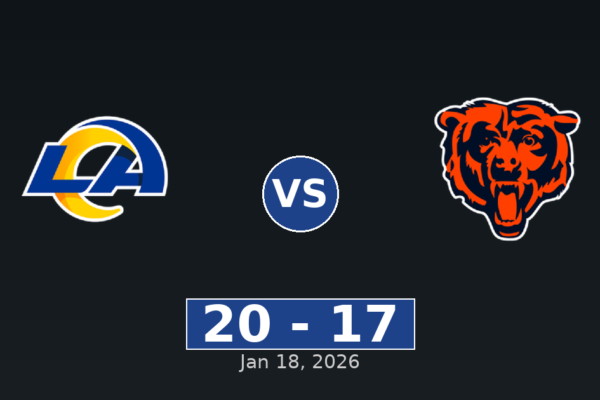 Los Angeles Rams vs Chicago Bears Match Player Stats