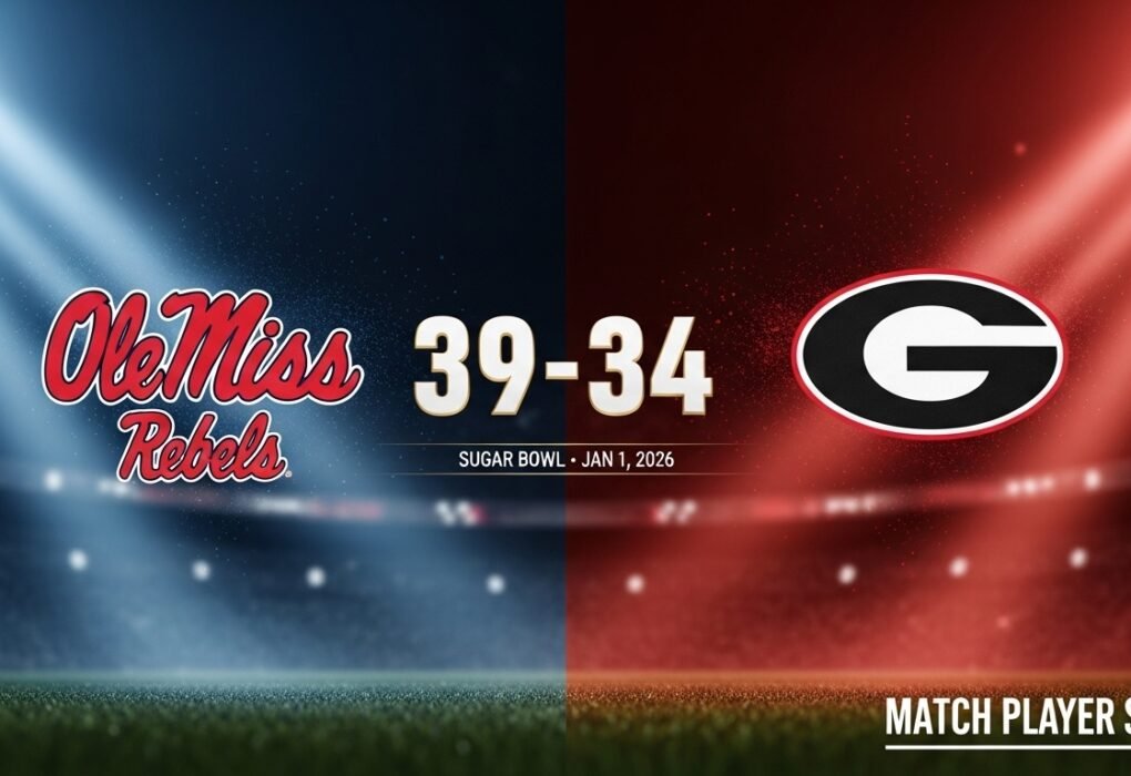 Ole Miss Rebels Football vs Georgia Bulldogs Football Match Player Stats