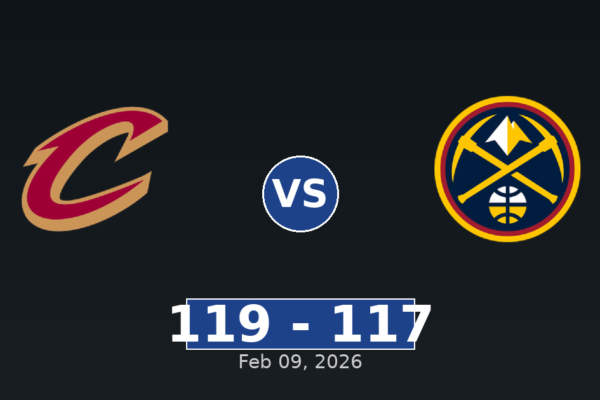 Cleveland Cavaliers vs Denver Nuggets Match Player Stats