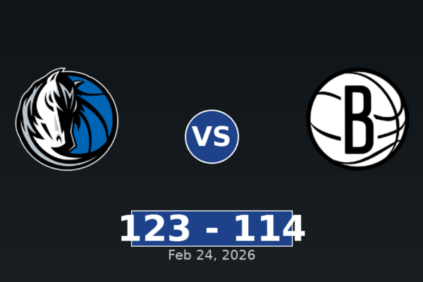 Dallas Mavericks vs Brooklyn Nets Match Player Stats