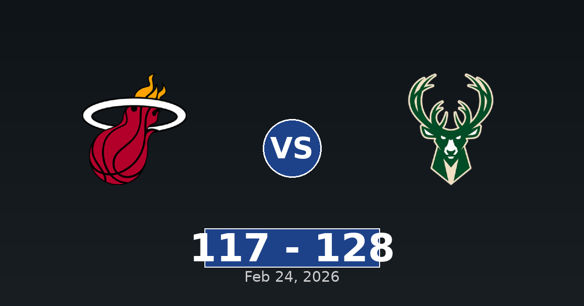 Miami Heat vs Milwaukee Bucks Match Player Stats