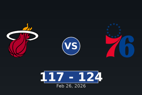 Miami Heat vs Philadelphia 76ers Match Player Stats