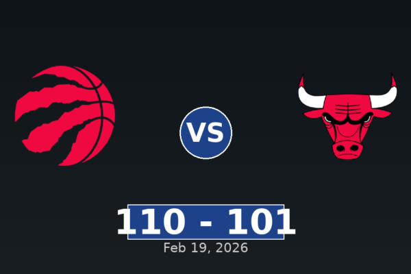 Toronto Raptors vs Chicago Bulls Match Player Stats