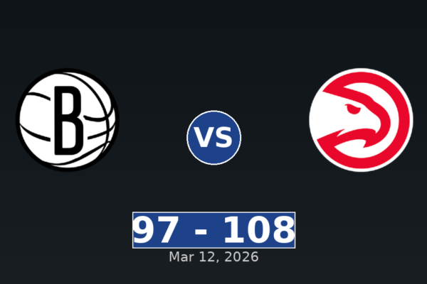 Brooklyn Nets vs Atlanta Hawks Match Player Stats