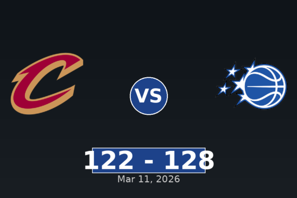 Cleveland Cavaliers vs Orlando Magic Match Player Stats