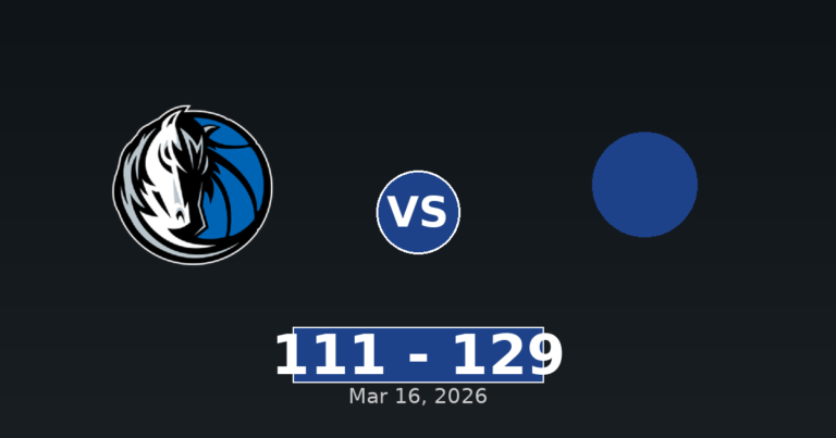 Dallas Mavericks vs New Orleans Pelicans Match Player Stats