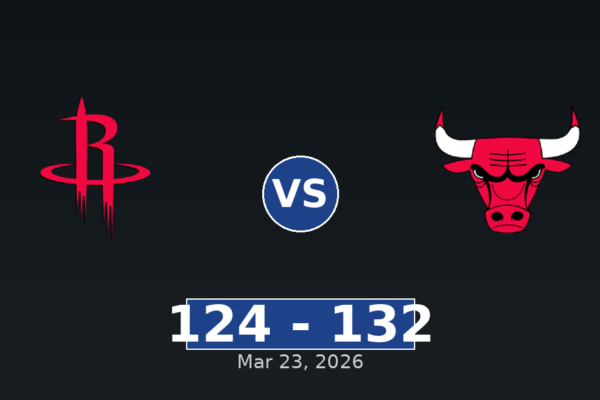 Houston Rockets vs Chicago Bulls Match Player Stats
