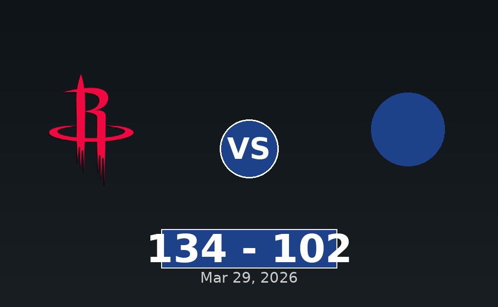Houston Rockets vs New Orleans Pelicans Match Player Stats