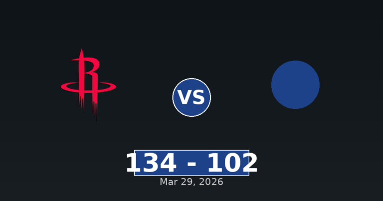 Houston Rockets vs New Orleans Pelicans Match Player Stats