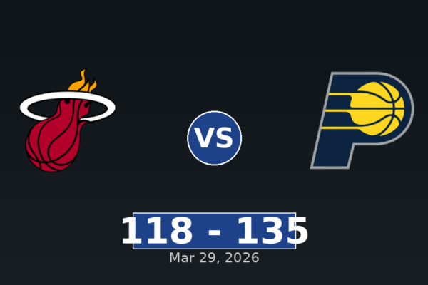 Miami Heat vs Indiana Pacers Match Player Stats