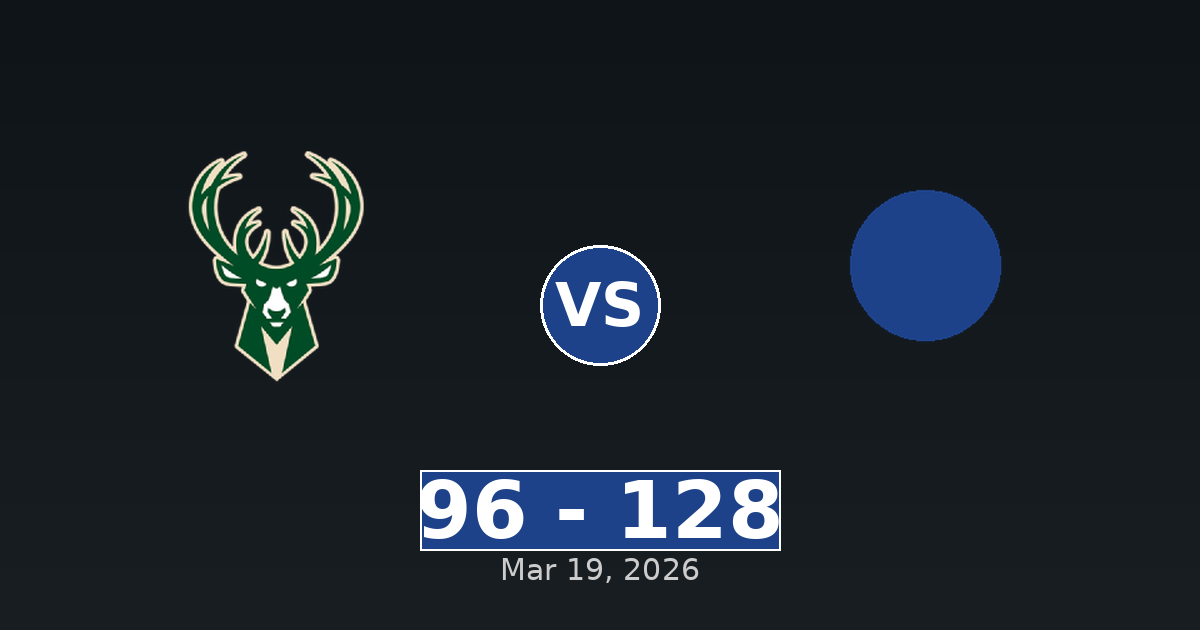 Milwaukee Bucks vs Utah Jazz Match Player Stats