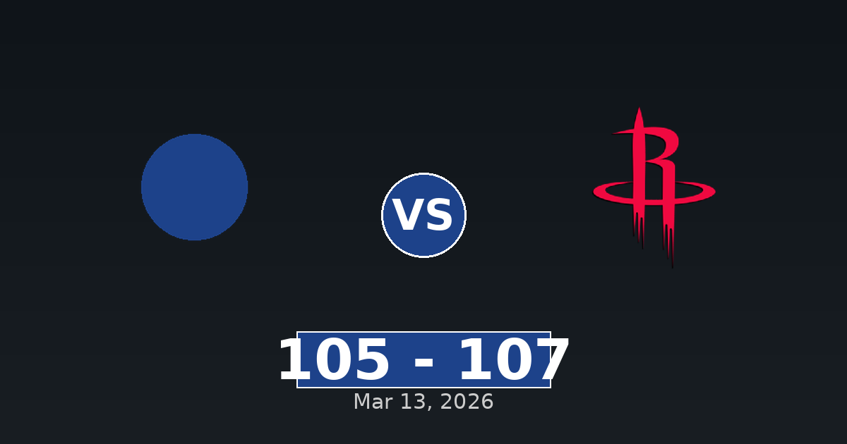 New Orleans Pelicans vs Houston Rockets Match Player Stats