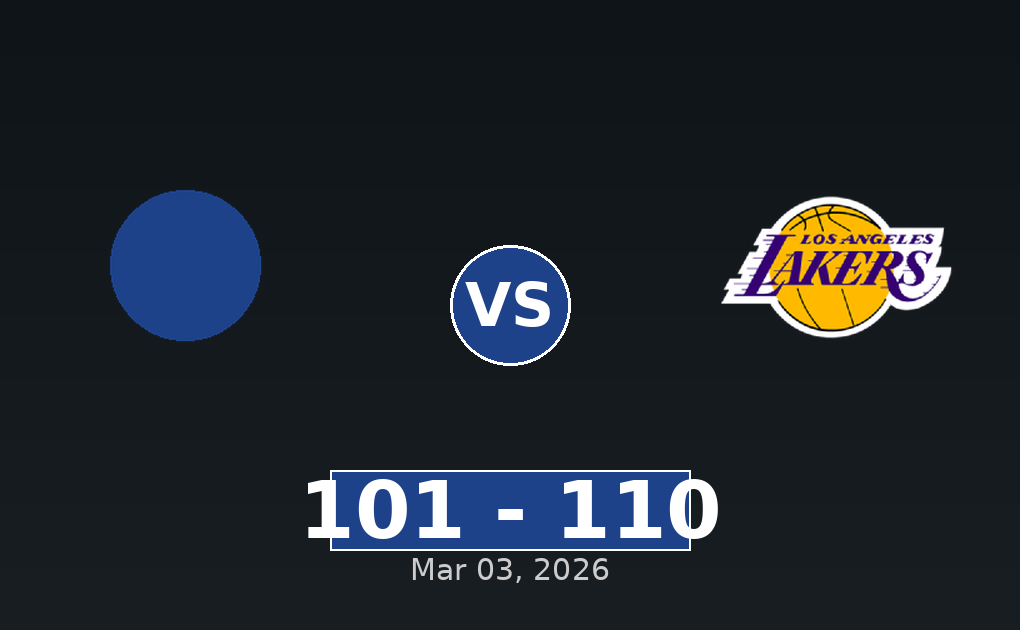 New Orleans Pelicans vs Los Angeles Lakers Match Player Stats