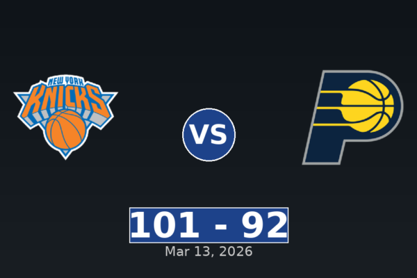 New York Knicks vs Indiana Pacers Match Player Stats