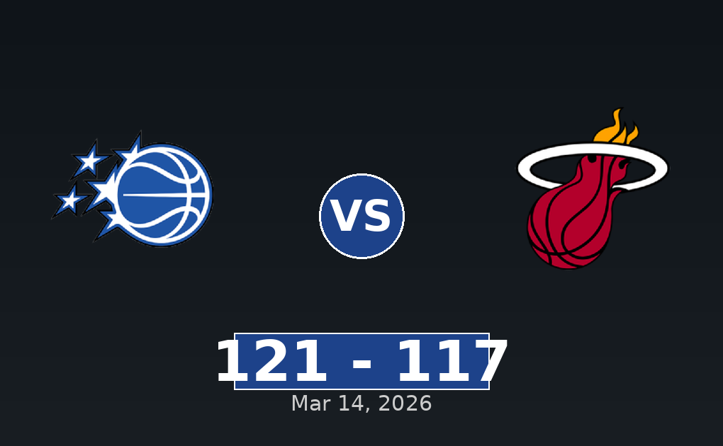 Orlando Magic vs Miami Heat Match Player Stats