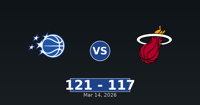 Orlando Magic vs Miami Heat Match Player Stats