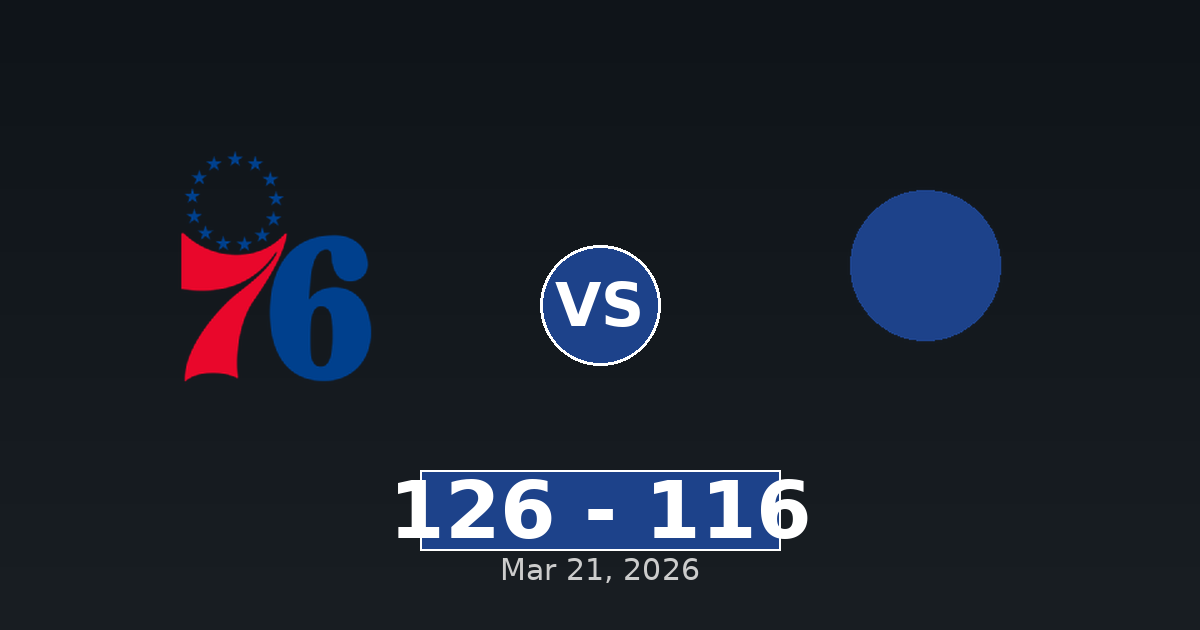 Philadelphia 76ers vs Utah Jazz Match Player Stats