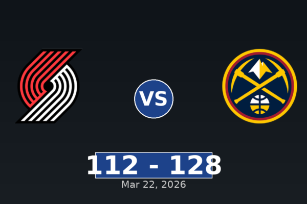 Portland Trail Blazers vs Denver Nuggets Match Player Stats