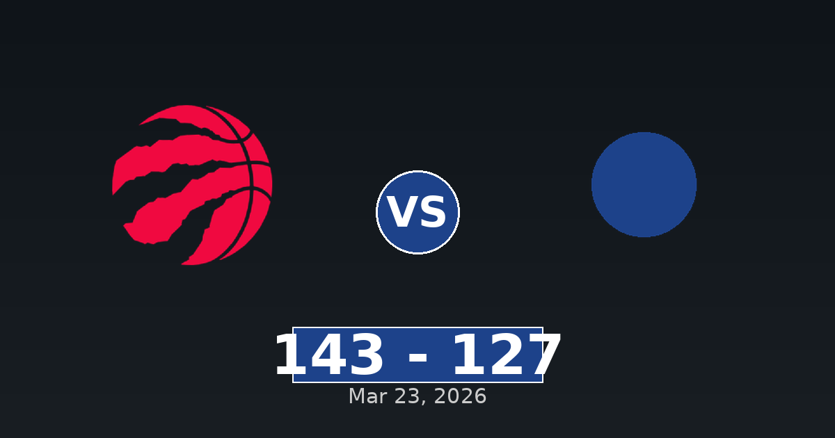 Toronto Raptors vs Utah Jazz Match Player Stats