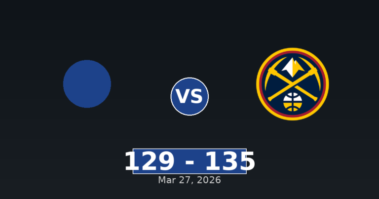 Utah Jazz vs Denver Nuggets Match Player Stats