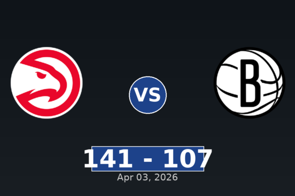 Atlanta Hawks vs Brooklyn Nets Match Player Stats