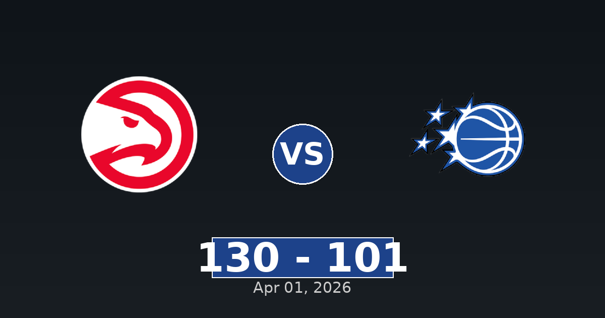 Atlanta Hawks vs Orlando Magic Match Player Stats