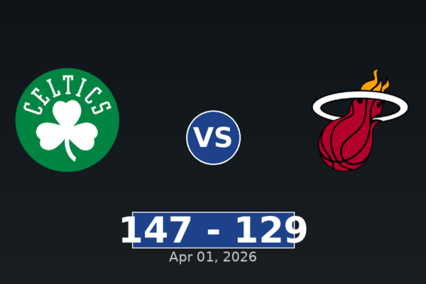 Boston Celtics vs Miami Heat Match Player Stats